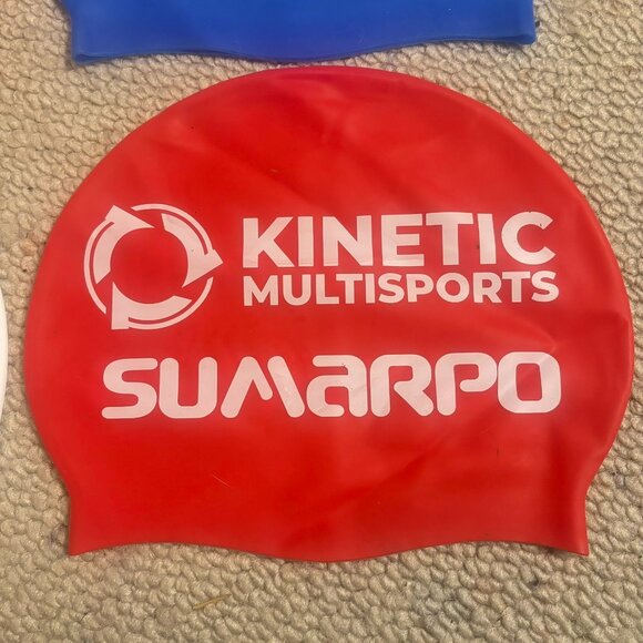 Silicone Swim Cap Bundle (4 Caps) - Picture 2 of 6